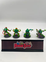 Viacom 2014 Teenage Mutant Ninja Turtles Set of 4 PVC Keychain Figures