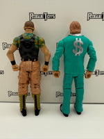 Mattel WWE Basic Flashback Series 1 Sgt. Slaughter & The Million Dollar Man (Walmart Exclusives)