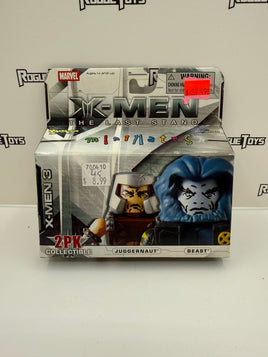 Diamond Select Toys Marvel X-Men: The Last Stand Minimates Juggernaut & Beast 2-Pack