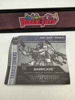 Hasbro Transformers The Last Knight Barricade Premiere Edition