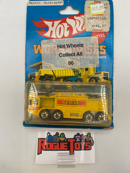 Mattel Hot Wheels Workhorses Airport Rescue No. 1699 Die-Cast Metal