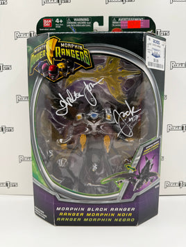 Bandai Mighty Morphin Power Rangers Morphin Black Ranger (Autographed)