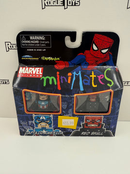 Diamond Select Toys Marvel Universe Minimates 2-Pack Captain America & Red Skull