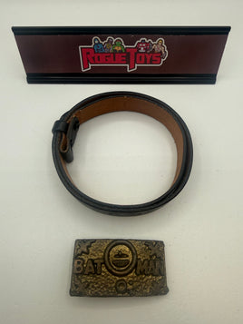Vintage Batman Cowhide Belt w/ Brass Buckle