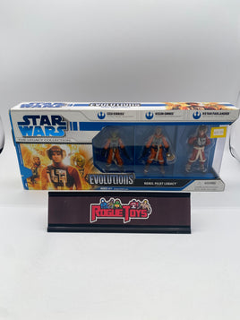 Hasbro Star Wars The Legacy Collection Evolutions Rebel Pilot Legacy Series II Cesi Eirriss | Kesin Ommis | Keyan Farlander