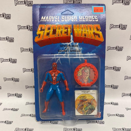 Mattel 1984 Marvel Super Heroes Secret Wars Spider-Man and his Secret Shield - Rogue Toys