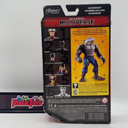 Mattel DC Comics Multiverse DC’s Legends of Tomorrow Hawkman (King Shark Series) - Rogue Toys