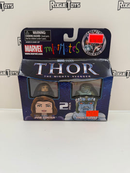 Diamond Select Toys Marvel Minimates Thor: The Mighty Avenger Jane Foster & Frost Giant 2-Pack