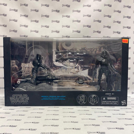 Hasbro Star Wars The Black Series Blue Line Imperial Shadow Squadron / Speeder Bike with Shadow Scout and Shadow Stormtrooper Commander - Rogue Toys