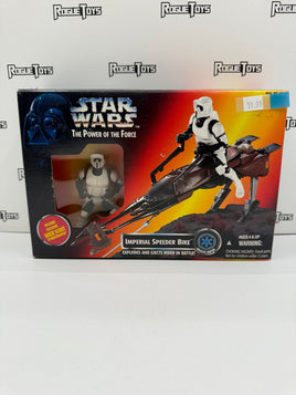 Kenner Star Wars The Power of the Force Galactic Empire Imperial Speed Bike w/ Exclusive Biker Scout Stormtrooper