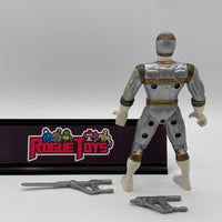 Bandai 1998 Power Rangers in Space Silver Mega Launching Power Ranger - Rogue Toys