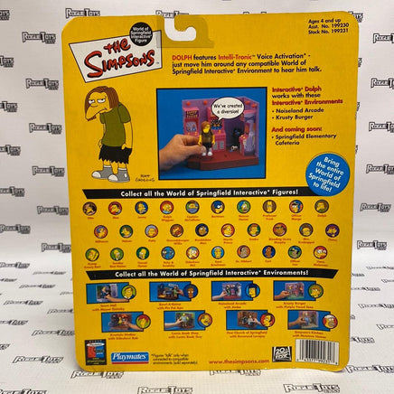 Playmates The Simpsons World of Springfield Interactive Figure Series 7 Dolph - Rogue Toys