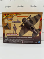 Hasbro Indiana Jones Worlds of Adventure Doctor Jürgen Voller with Plane