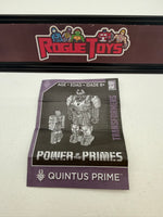 Hasbro Transformers Generations Power of the Primes Prime Masters Decepticon Quintus Prime