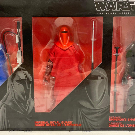 Hasbro Star Wars The Black Series 4-Pack / Senate Guard / Imperial Royal Guard / (Legends) Emperor’s Shadow Guard / Elite Praetorian Guard (with Double Blade) - Rogue Toys