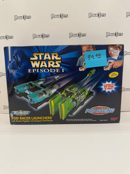 Galoob Micro Machines Star Wars Episode I Pod Racer Launchers with Teemto Pagalies’ and Gasgano’s Pod Racers