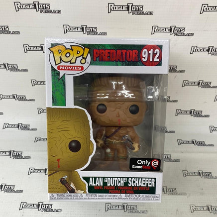 Funko POP! Movies Predator Alan “Dutch” Schaefer #912 GameStop Exclusive - Rogue Toys