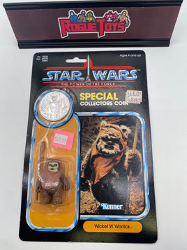 Kenner 1984 Star Wars The Power of the Force Special Collectors Coin Wicket W. Warrick