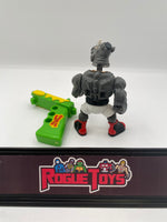 Playmates 1992 Teenage Mutant Ninja Turtles Power Punchin Rocksteady (Broken)