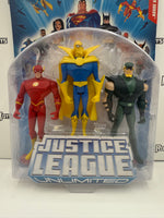 Mattel DC Justice League Unlimited Episode 451 “The Initiation” / The Flash / Dr. Fate / Green Arrow Figures