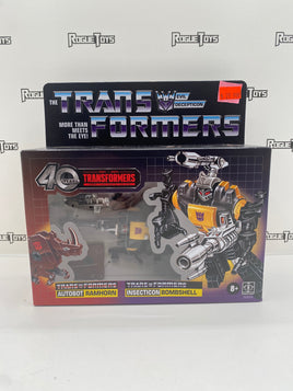 Hasbro Transformers 40th Anniversary Autobot Ramhorn & Insecticon Bombshell