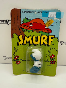 Schleich Smurf Hand-Painted Judo Style Smurf