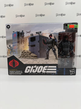 Hasbro G.I. Joe Classified Series Cobra Trench Viper & Cobra Modular Fortification