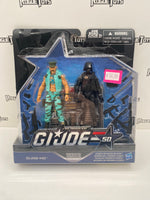 Hasbro G.I. Joe A Real American Hero (ARAH) 50th Anniversary Marine Devastation Gung-Ho & Cobra Shadow Guard