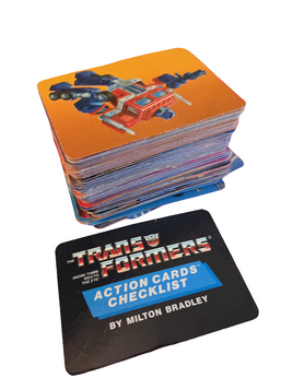 Milton Bradley Transformers action cards