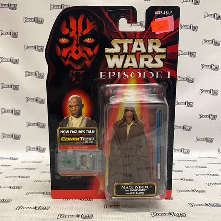 Hasbro Star Wars Episode I Mace Windu with Lightsaber and Jedi Cloak - Rogue Toys