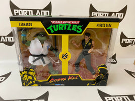 Playmates TMNT Cobra Kai crossover Leonardo vs. Miguel Diaz