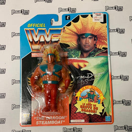 Hasbro 1992 Titan Sports WWF Ricky The Dragon Steamboat (European Card) - Rogue Toys