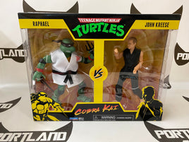 Playmates TMNT Cobra Kai crossover Raphael vs. John Kreese