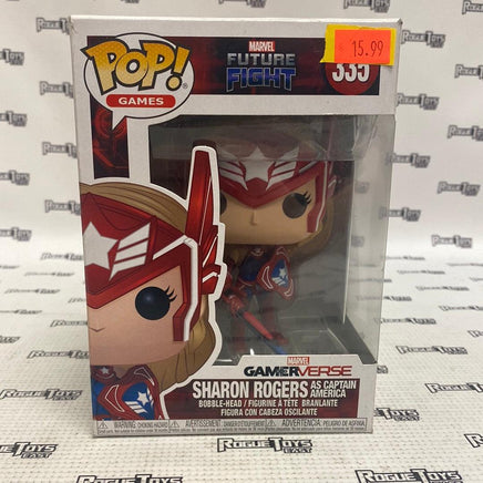 Funko POP! Games Marvel Future Fight Gamerverse Sharon Rodgers as Captain America - Rogue Toys