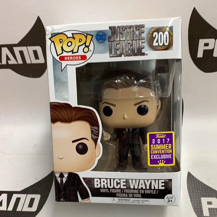 Funko POP! Heroes Justice League Bruce Wayne #200 2017 Summer Con Exclusive - Rogue Toys