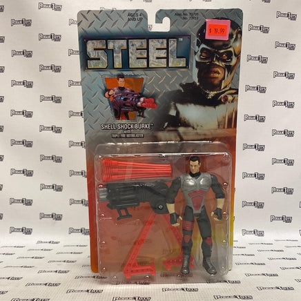 Kenner Steel Shell Shock Burke w/ Triple Fire Rotoblaster - Rogue Toys