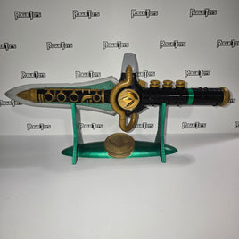 Bandai MMPR- Dragon Dagger with 3D printed stand (working)