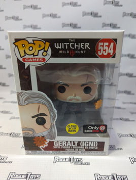 Funko POP! Games The Witcher Wild Hunt GameStop Exclusive GITD Geralt (Igni) 554