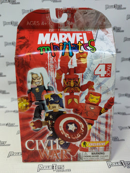 Diamond Select Action Figure Xpress Exclusive Marvel Minimates Civil War Four Pack