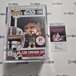 Funko POP STAR WARS 176- Clone Commander Cody (autographed with JSA COA)