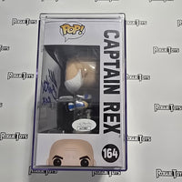 Funko POP STAR WARS 164- Captain Rex (autographed with JSA COA)