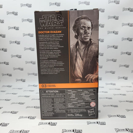 HASBRO Star Wars: The Black Series Doctor Evazan (Star Wars: A New Hope) - Rogue Toys