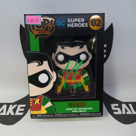 Funko Pop! Pin DC Super Heroes Robin #02 (Signed By Loren Lester) - Rogue Toys