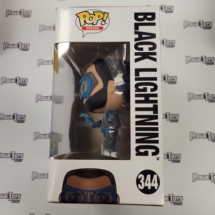 FUNKO POP! Heroes #344 DC Black Lightning, Black Lightning (San Diego Comic Con, 3000 Pcs Limited Edition) - Rogue Toys