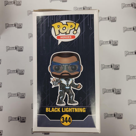 FUNKO POP! Heroes #344 DC Black Lightning, Black Lightning (San Diego Comic Con, 3000 Pcs Limited Edition) - Rogue Toys