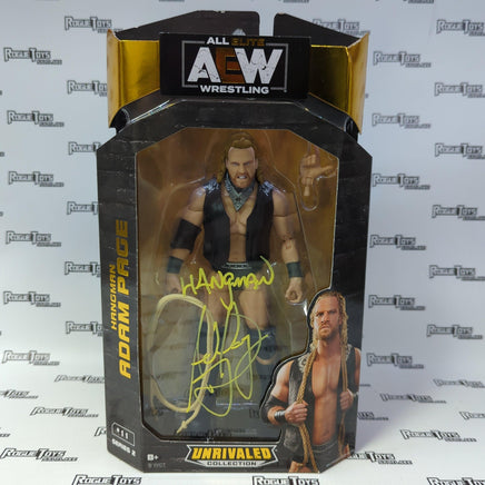 Jazwares AEW Unrivaled Collection Series 2 SIGNED Hangman Adam Page - Rogue Toys