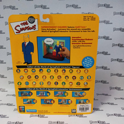 Playmates The Simpsons Series 8 Super-Intendent Chalmers - Rogue Toys