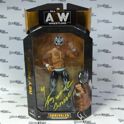 Jazwares AEW Unrivaled Collection Series 2 SIGNED Rey Fenix - Rogue Toys