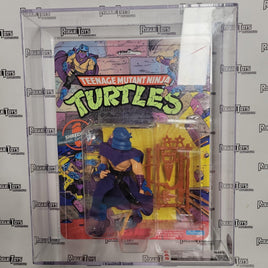 1988 PLAYMATES TOYS TMNT 10-Back/Series 1 Shredder (Soft Head) (GRADED, 80) - Rogue Toys