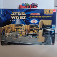 Galoob Micro Machines Star Wars Action Fleet Episode 1 Naboo Hangar Final Combat - Rogue Toys